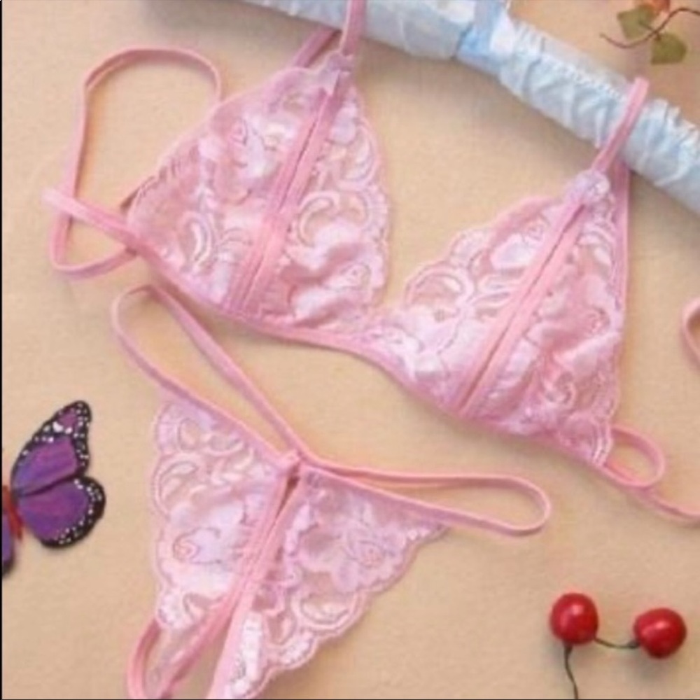 Pink Lingerie Set